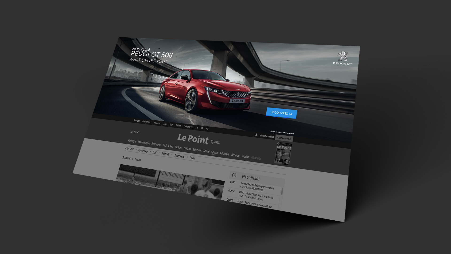 Nicolas FouchÉ - Motion designer & DA Digital Freelance - Peugeot