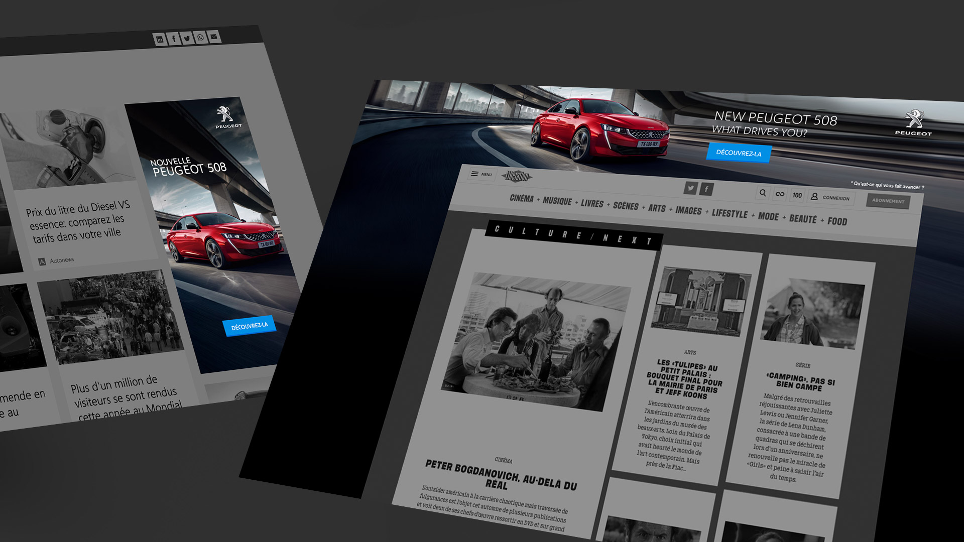 Nicolas FouchÉ - Motion designer & DA Digital Freelance - Peugeot